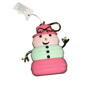 ✨️💗NWT BATH BODY WORKS POCKETBAC  HOLDER/ PASTEL MACARON SNOWMAN ✨️💗